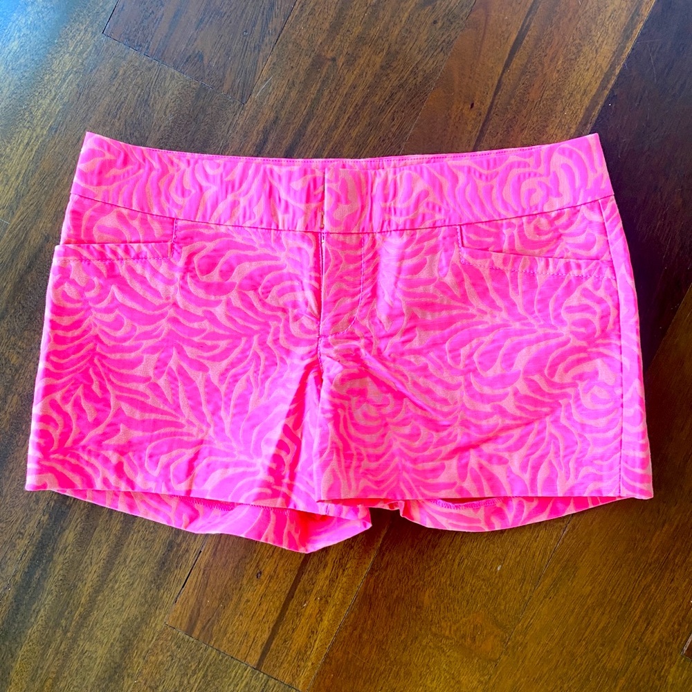 Lilly Pulitzer Shorts, Pink with Pattern, 2